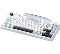 Clavier de jeu mécanique, touches PBT bicolores, rétroéclairage RVB 16 millions, disposition des 80 touches, commutateur en demi-lune bleu