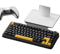 Clavier de jeu mécanique, touches PBT double couleur, rétroéclairage RVB 16 millions, disposition des 80 touches, interrupteur demi-lune noir