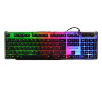 The G-Lab Keyz Neon clavier Gaming USB AZERTY Français Noir