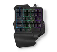 Clavier de jeu - Nedis - GKBDS110BK - Filaire - RGB - Universel