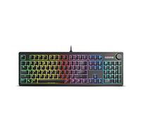 Clavier de Jeu Ozone Strikeback - Clavier mécanique - Kail Red, éclairage LED Spectra RGB, 18 Modes d'éclairage, Mode Jeu, Silencieux, Logiciel, numérique, Disposition espagnole
