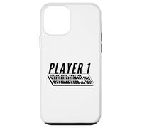 Clavier de Jeu PC Player 1 pour Couples de Joueurs Mignons Coque pour iPhone 12 Mini