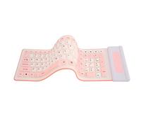 Clavier de Jeu Pliable en Silicone, 107 Touches, étanche à la Poussière, Souple, Pliable, Clavier Silencieux USB sans Fil 2,4 G pour PC, Ordinateur Portable, Ordinateur Portable
