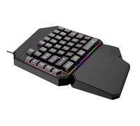 Clavier de jeu portable - Clavier de jeu durable à une main | Petit clavier programmable pour gaucher, clavier de jeu professionnel, contrôleur de jeu ergonomique Plug and Play pour joueur sur PC