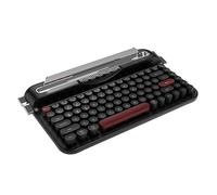 Clavier de machine à écrire noir, clavier Bluetooth, clavier sans fil, adaptateur de clavier de bureau pour femmes, tabl