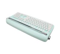 Clavier de machine à écrire sans fil Style rétro 104 touches BT5.0 support intégré clavier de tablette pour téléphone intelligent ordinateur portable vert
