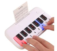 Clavier de piano de voyage - Instrument de musique compact à 15 touches, fabricant de musique portable léger | Jouet éducatif convivial pour les débutants, générateur de son multi-tons, dis