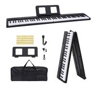 Clavier de piano électrique 61 touches et pupitre pour enfants vidaXL