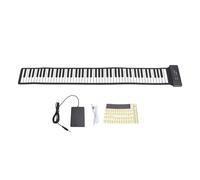 Clavier de Piano électrique Pliable 88 Touches, Clavier de Piano enroulé avec Haut-Parleur intégré pour Les Débutants pour Enfants