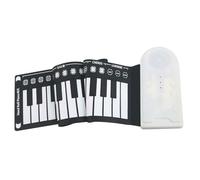 Clavier de piano enroulable - Piano enroulable à main pliable, clavier de piano numérique portable | Clavier de piano de voyage sensible pliable à 49 touches, clavier de piano électrique numérique