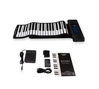 Clavier De Piano, Instrument électronique Portable USB Flexible De 88 Touches, Instrument De Pliage Souple Et élastique, Pédale De Sustain Piano Portable en Rouleau Up Clavier Pliable main-rouler