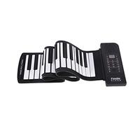 Clavier de Piano Portable 61 Touches en Silicone Souple - Instrument de Musique Numérique Électronique Flexible et Pliable pour Débutants