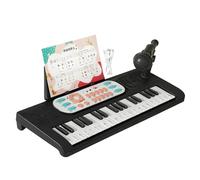 Clavier de Piano pour - ABS 37 Touches USB Rechargeable | Touches Piano de Musique électronique avec Microphone Modes d'apprentissage interactifs, Instrument pour débutants pour garçons et