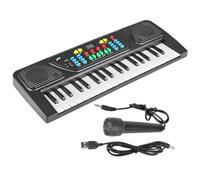 Clavier De Piano pour - Piano Musical Numérique 37 Touches, Clavier Électronique Portable avec Microphone Intégré pour Les Débutants | pour La Pratique Musicale, L'apprentissage À Domi