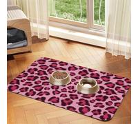 Clavier de Piano,Tapis d'alimentation imperméable pour Animaux de Compagnie, Sets de Table pour Chats et Chiens pour la Nourriture et l'eau, Tapis de Nourriture en Cuir PU,40x60cm