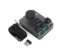 Clavier de Programmation Macro 2,4 GHz, USB C, RGB, Échange à Chaud, Boutons Personnalisés, 4 Touches, Multimédia