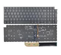 Clavier de rechange pour Dell Inspiron15 3510 15 3511 15 3515 15 5510 5518 5515 15 3520/Vostro 15 3510 15 3515 3520 3525, Latitude 3520 3525, Latitude 3520 3520 3525, Latitude 530 Dos Remplacement du