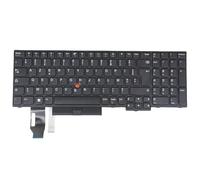 Clavier de rechange pour ordinateur portable Lenovo Thinkpad T15 Gen 1/Gen 2, P15s G1/ G2, 20S6 20S7 20T4 20T5 20W4 20W5 20W6 20W7 5N20V78154 5N20V78045 5N20V778045 7973 (Disposition française AZERTY