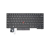 Clavier de Remplacement for Ordinateur Portable, Disposition Russe et américaine, Compatible avec Lenovo,Thinkpad, T14/P14S GEN1/T14 GEN1/T14 GEN2 5N20V44053 5N20V43760(RU Mouse Original)