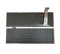 Clavier de remplacement pour ordinateur portable ASUS GL552 GL552J GL552V GL552VL GL552VW GL552VX GL552JX ROG GL752 GL752V G771 ZX50 9Z.N8BBU.SOS TEC48 9Z.N8BBU.S0C 0KKK Rouge NB0-66 2GSK00