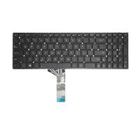 Clavier de remplacement pour ordinateur portable, disposition américaine, rétroéclairage haute qualité, résistant à l'usure et traité anti-UV.