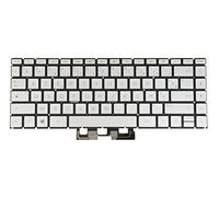 Clavier de remplacement pour ordinateur portable HP Pavilion 14-ce 14-ce0000 14-ce1000 14-ce2000 14-dh 14-dh0000 14-ck 14-ck0000 14-ck1000 NSK-XM3BQ Rétroéclairé Argent FR Français AZERTY