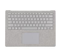 Clavier de Remplacement Zenithaur pour Ordinateur Portable 1/2 1769/1782, Assemblage du Clavier trackpad rétro-éclairé, Version américaine Silver