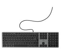 Mobility Lab Clavier DesignTouch filaire AZERTY pour Mac Gris sidéral et noir