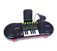 Clavier dj mixer 13 touches avec microphone bontempi - table de mixage enfant - jouet musical G