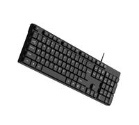 Clavier d'ordinateur ergonomique K15 USB Plug and Play pour ordinateur portable - Confort et utilisation longue durée - Clavier de bureau ergonomique en ABS