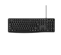 Clavier d'ordinateur filaire ergonomique et souris optique filaire pour Windows, Mac OS ordinateur de bureau/ordinateur portable/PC Noir