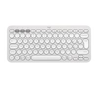 Logitech Clavier Pebble Keys 2 K380s - Sans fil Bluetooth LE - QWERTY Italien - Blanc ton sur ton
