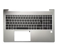 Clavier d'ordinateur Portable Compatible avec HP ProBook 450 G9 455 G9 Disposition française Housse Coussin de Repose Paume Couvercle Coque Rétro - éclairé