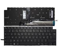 Clavier d'ordinateur Portable Compatible avec pour Dell Latitude 3320 3330 3420 3430 P144G P143G P144G001 P161G Disposition française Rétro - éclairage