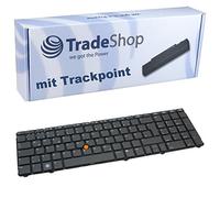 Clavier d'ordinateur portable d'origine avec Trackpoint - QWERTZ - Remplace HP 9Z.NG6GPV.50G 652553-091 (disposition du clavier allemand)