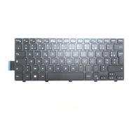 Clavier d'ordinateur Portable pour Dell Inspiron 14 3441 3442 3443 3451 3452 3458 3459 3462 3465 3467 3468 3473 3476 Français FR Noir avec Rétroéclairage Neuf