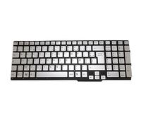 Clavier d'ordinateur Portable pour Sony SVS15 SVS1512Z9R SVS1513A4E SVS1513B4E SVS1513C4E SVS1513C5E SVS1513D4E SVS1513L1E SVS1513M1E SVS1513M1R Français FR Argent sans rétroéclairage Neuf