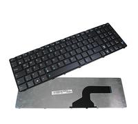 Clavier d'ordinateur portable QWERTZ compatible avec Asus X52 X53 X53S X53SJ X53T X53U X54 X54C X54H X55 X73E X73K X73S X73T A52 A52B A52D A52F A52J A52J A522J A522B N B53. F55 F75 F75A F75V N52 N73