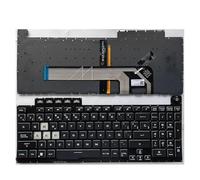 Clavier d'ordinateur Portable US/RU/SP, Compatible for ASUS, Compatible for TUF, Gaming, FA506 FA506H FA506IU FA506IV FA506II FA706 FA706II FA706IU FX506 FX706L(US Backlit-1)