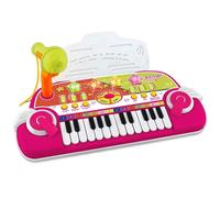Bontempi Clavier électronique MiniMelody 24 touches avec microphone Rose
