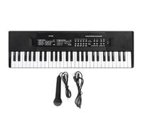 Clavier Électronique 54 Touches Avec Micro Enregistrement Initiation Musicale Complète - Jouet Musical Éducatif Sécurisé Piano Numérique pour Enfants