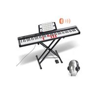 Clavier Electronique 88 Touches Semi-lestées Avec Support Réglable Double-X