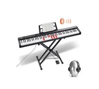 Clavier Electronique 88 Touches Semi-lestées Avec Support Réglable Double-X