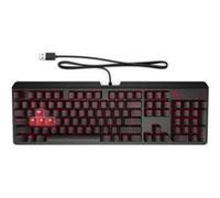 HP Clavier mécanique OMEN Encoder – AZERTY USB – Cherry MX Brown – Rétroéclairage rouge
