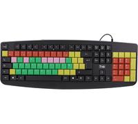 - Clavier Enfant Pour Apprentissage, Touches Silencieuses Colorées Filaire Usb-A, Connexion Facile Plug & Play - Azerty