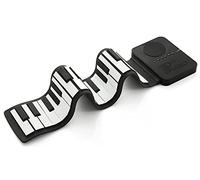 Clavier enroulable pour enfants - Roll up 37 touches - Blanc et noir