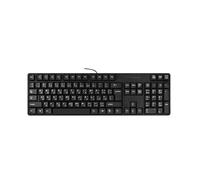 Clavier ergonomique durable avec design arabe anglais et câble de 104 touches pour clavier bilingue professionnel