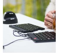 Clavier ergonomique R-Go Tools - USB - AZERTY Français - Noir