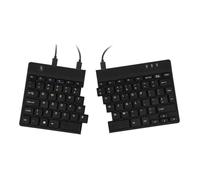 Clavier Ergonomique - R-Go - USB Allemand - Noir - Prévention RSI - Filaire