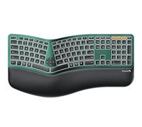Clavier ergonomique vert ProtoArc USB-A 117 touches Azerty Multimédia